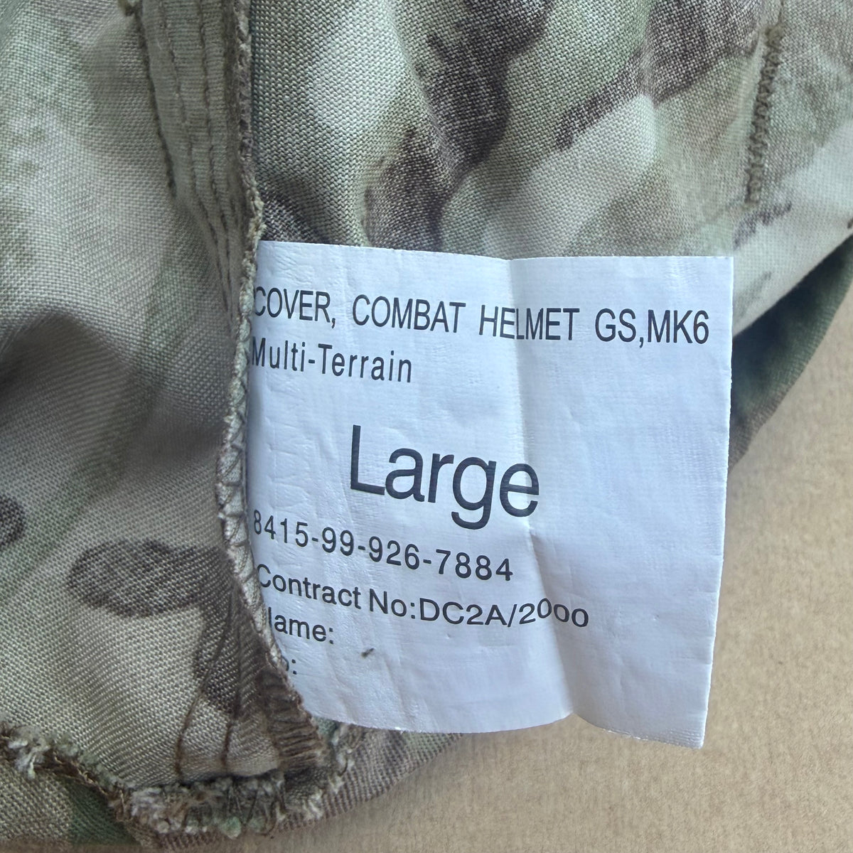 MTP MK6 GS Helmet Cover