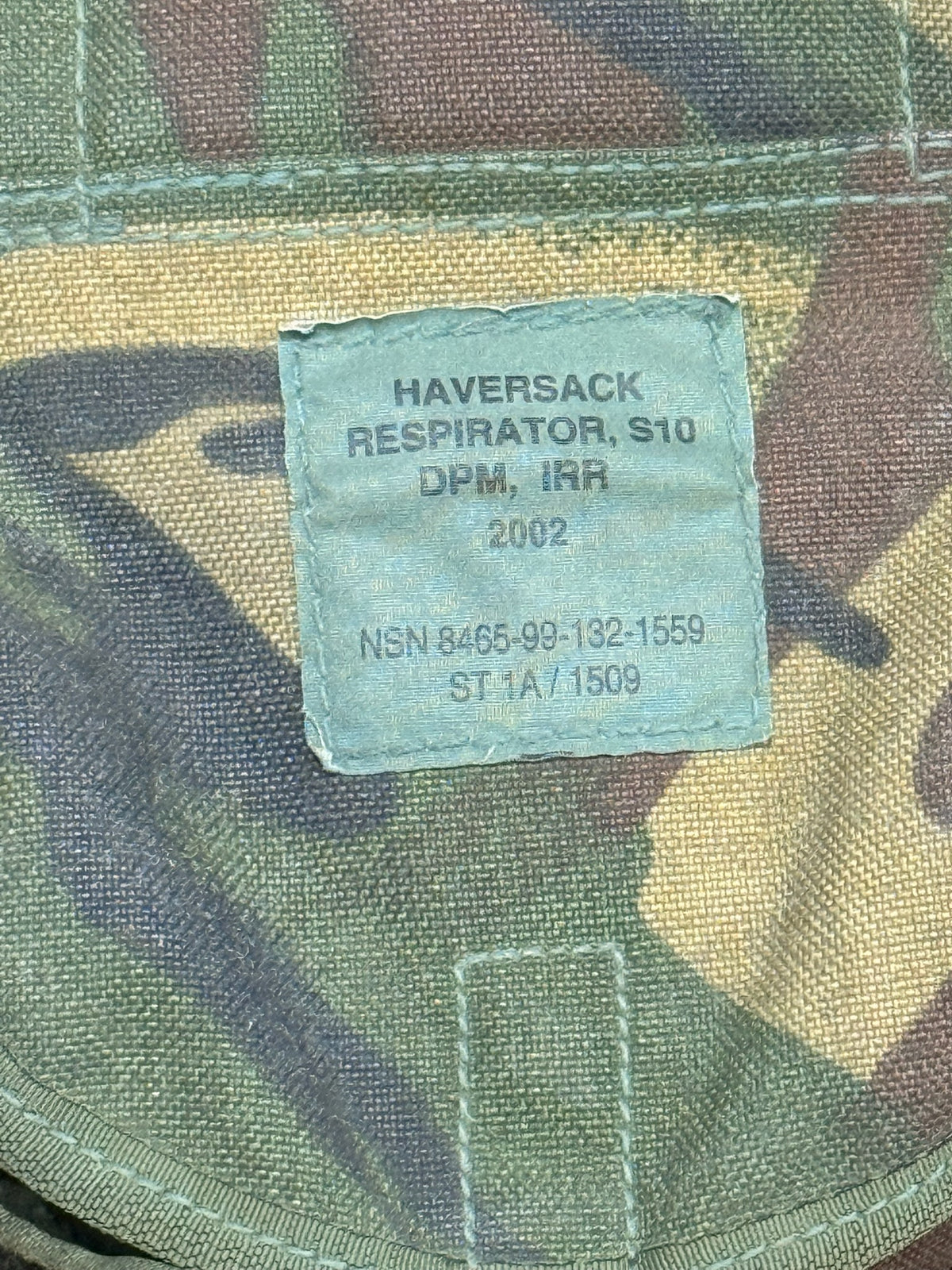 PLCE, IRR, Respirator Havesack