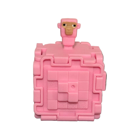 MCDONALDS Minecraft (2025) Pink Wool Block and Pink Sheep Toy