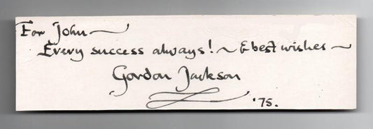 Gordon Jackson - 15014